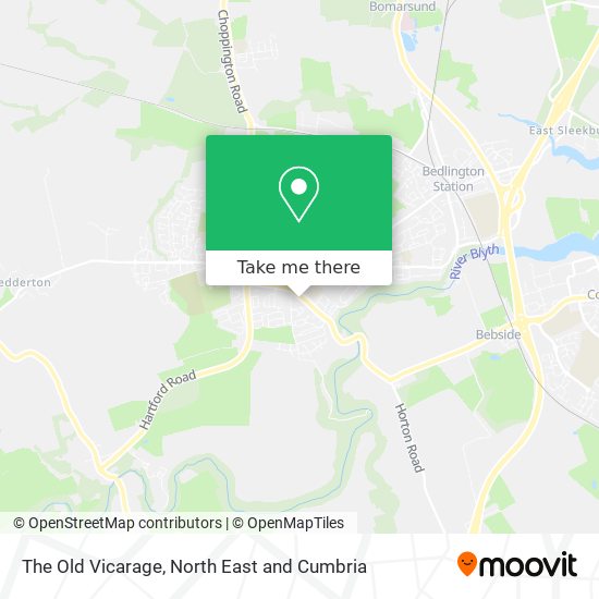 The Old Vicarage map