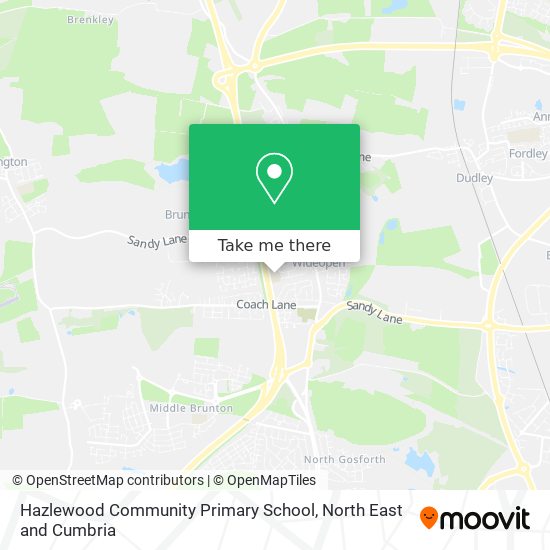 Hazlewood Community Primary School map