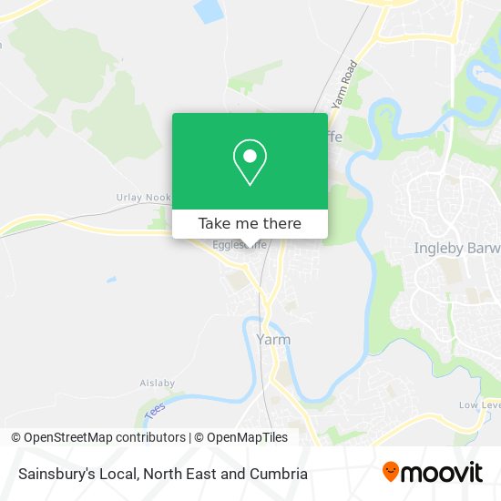 Sainsbury's Local map