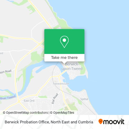Berwick Probation Office map