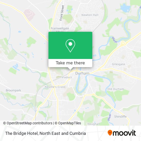 The Bridge Hotel map