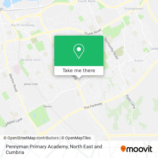 Pennyman Primary Academy map