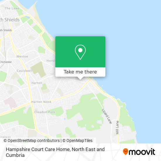 Hampshire Court Care Home map