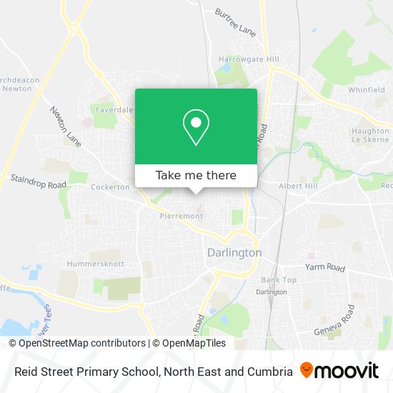 Reid Street Primary School map