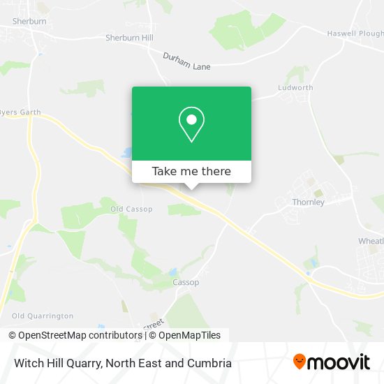 Witch Hill Quarry map