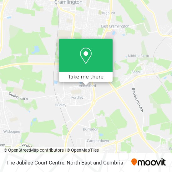 The Jubilee Court Centre map