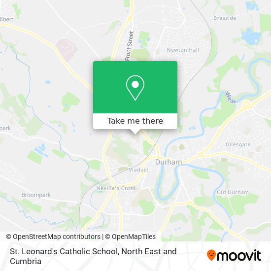 St. Leonard's Catholic School map