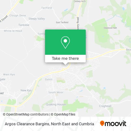 Argos Clearance Bargins map