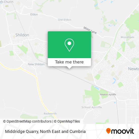 Middridge Quarry map