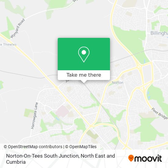 Norton-On-Tees South Junction map