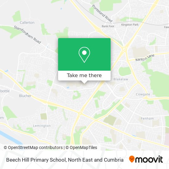 Beech Hill Primary School map