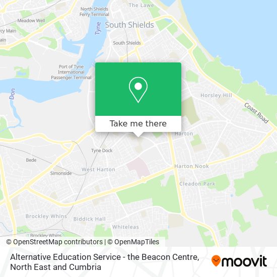 Alternative Education Service - the Beacon Centre map
