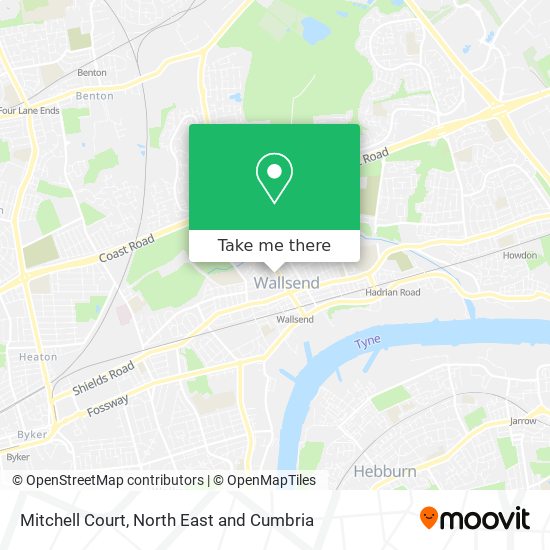 Mitchell Court map