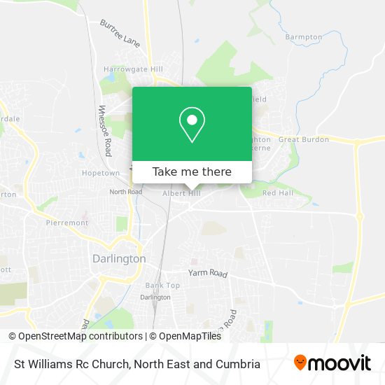 St Williams Rc Church map