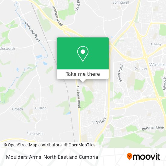 Moulders Arms map