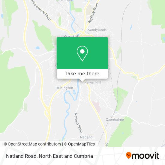 Natland Road map