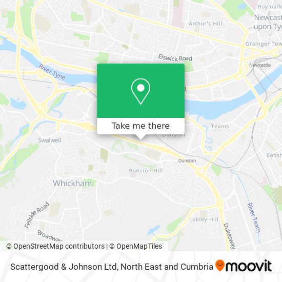Scattergood & Johnson Ltd map