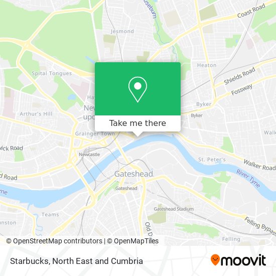 Starbucks map
