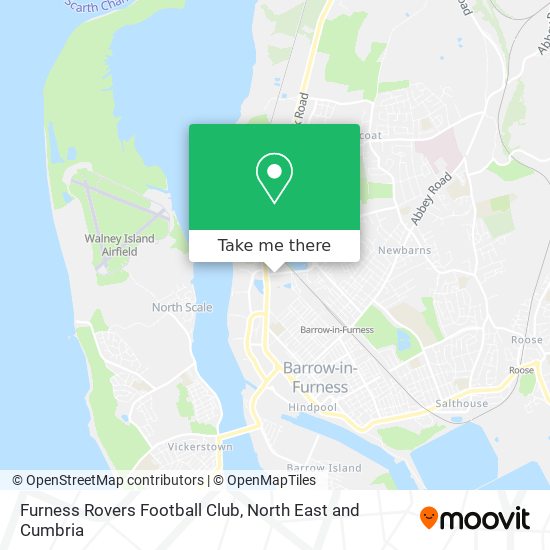 Furness Rovers Football Club map