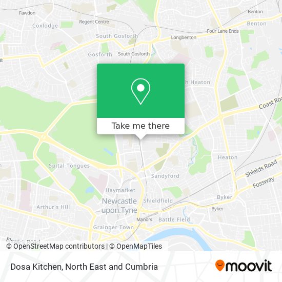 Dosa Kitchen map