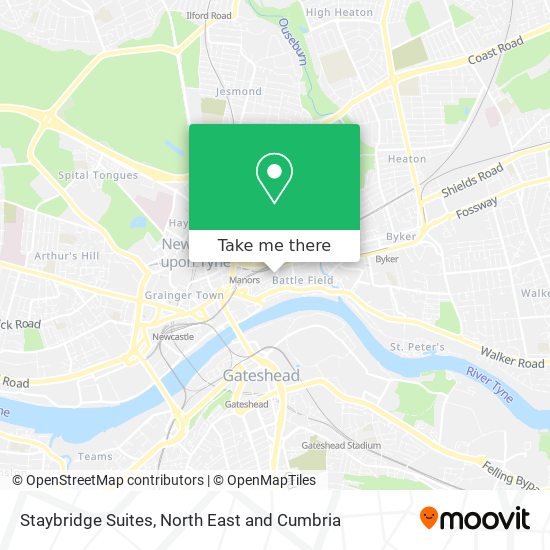 Staybridge Suites map