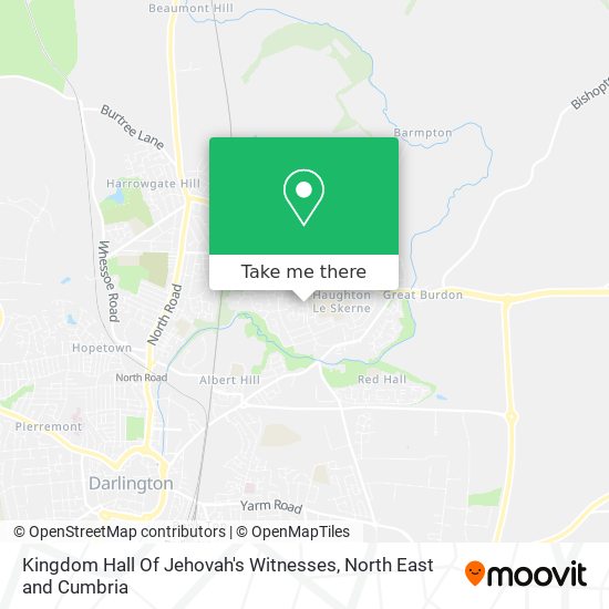 Kingdom Hall Of Jehovah's Witnesses map