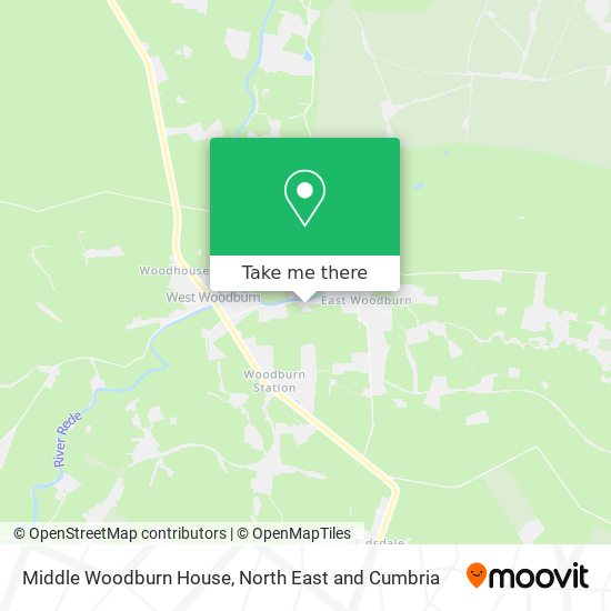 Middle Woodburn House map