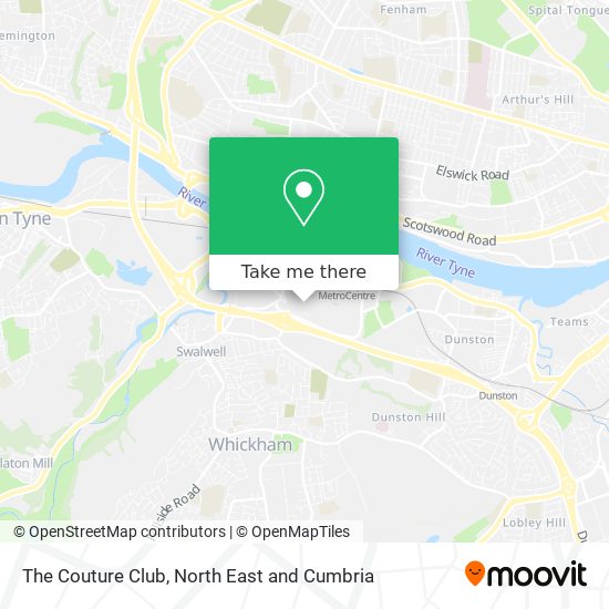 The Couture Club map