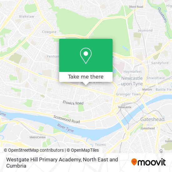 Westgate Hill Primary Academy map