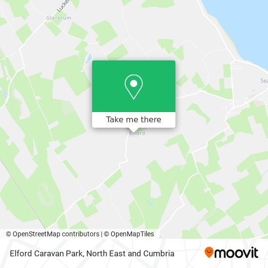 Elford Caravan Park map