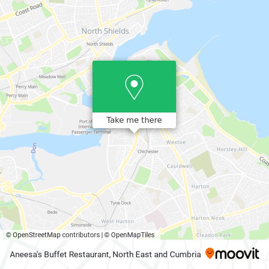 Aneesa's Buffet Restaurant map