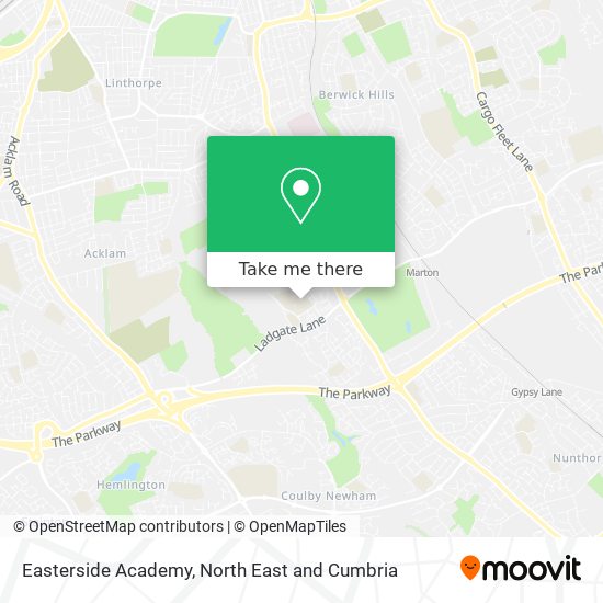 Easterside Academy map