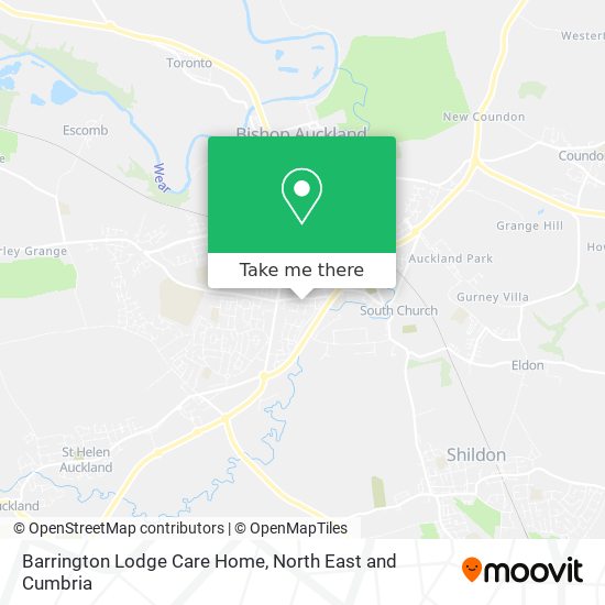 Barrington Lodge Care Home map