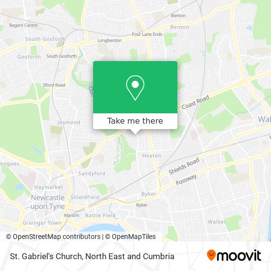 St. Gabriel's Church map