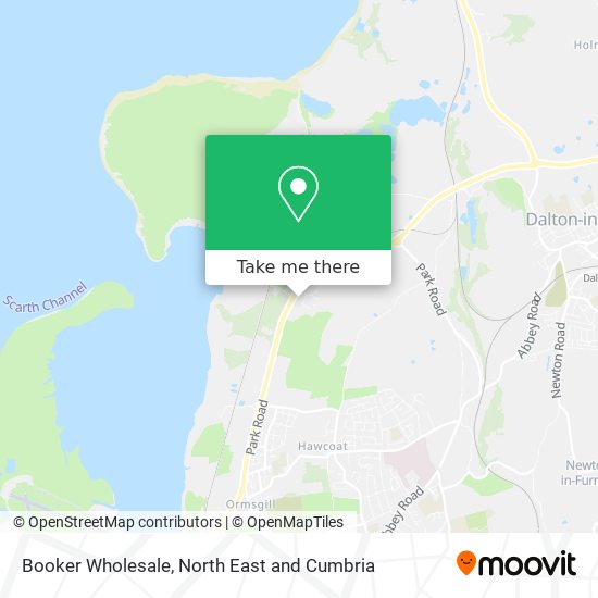 Booker Wholesale map