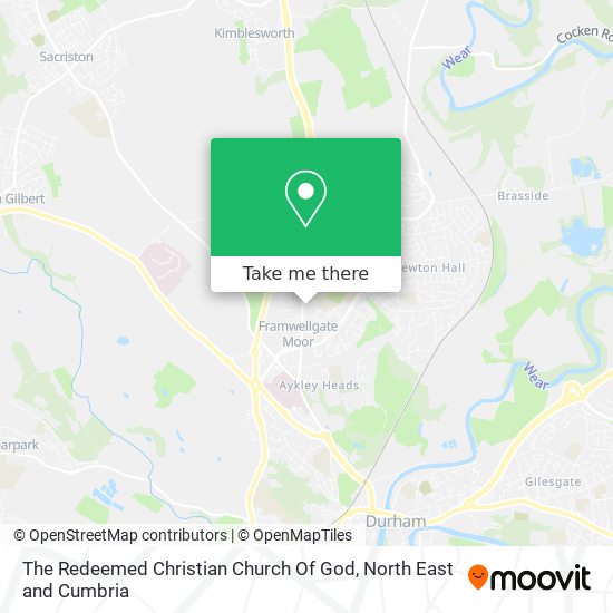 The Redeemed Christian Church Of God map