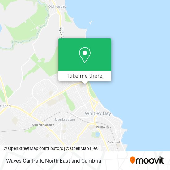 Waves Car Park map