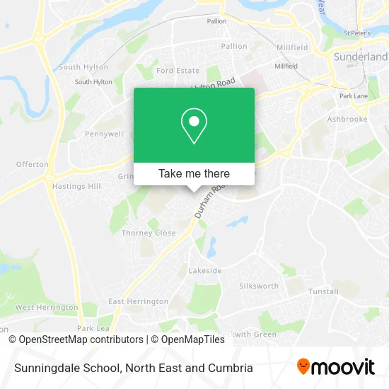 Sunningdale School map