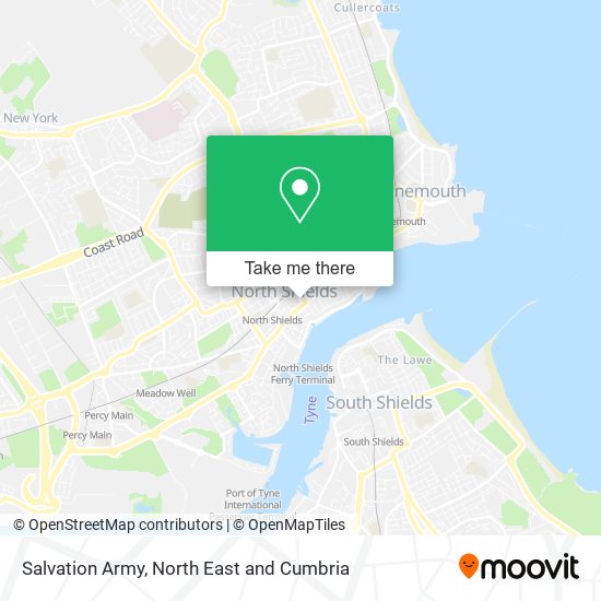 Salvation Army map
