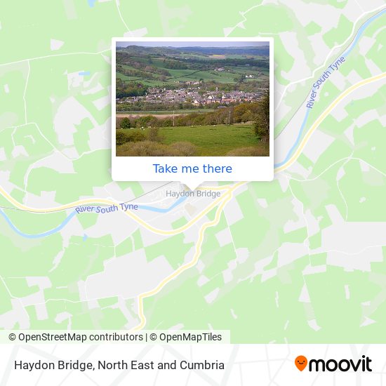 Haydon Bridge map