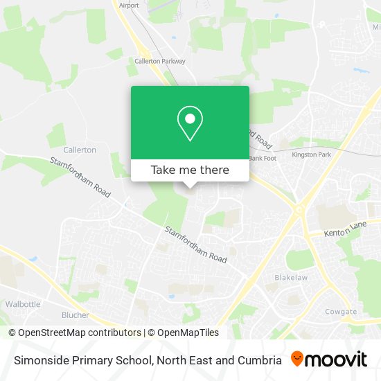 Simonside Primary School map
