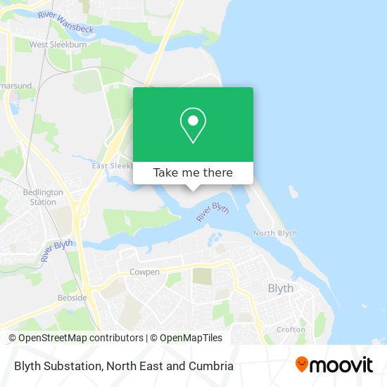Blyth Substation map