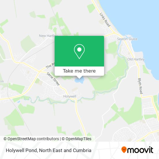 Holywell Pond map