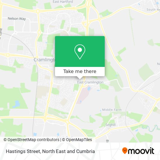 Hastings Street map