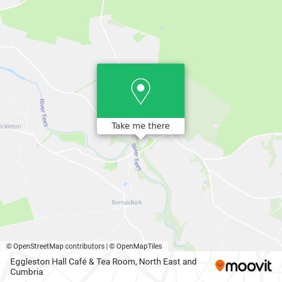 Eggleston Hall Café & Tea Room map
