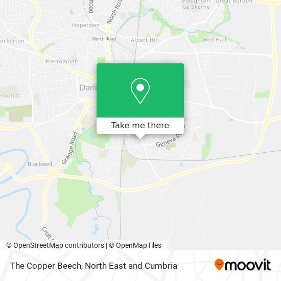 The Copper Beech map