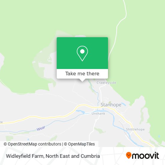 Widleyfield Farm map