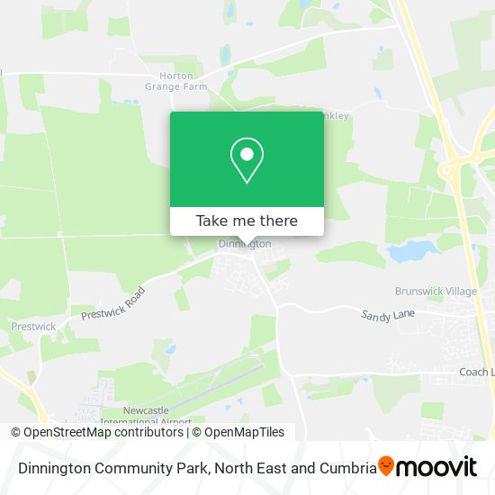 Dinnington Community Park map