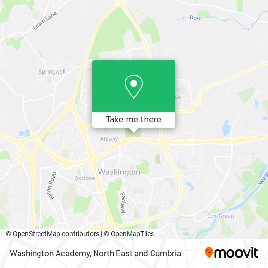 Washington Academy map