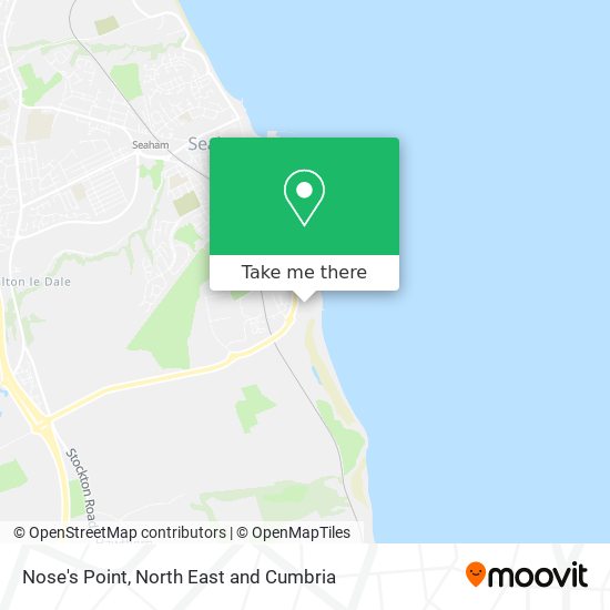 Nose's Point map
